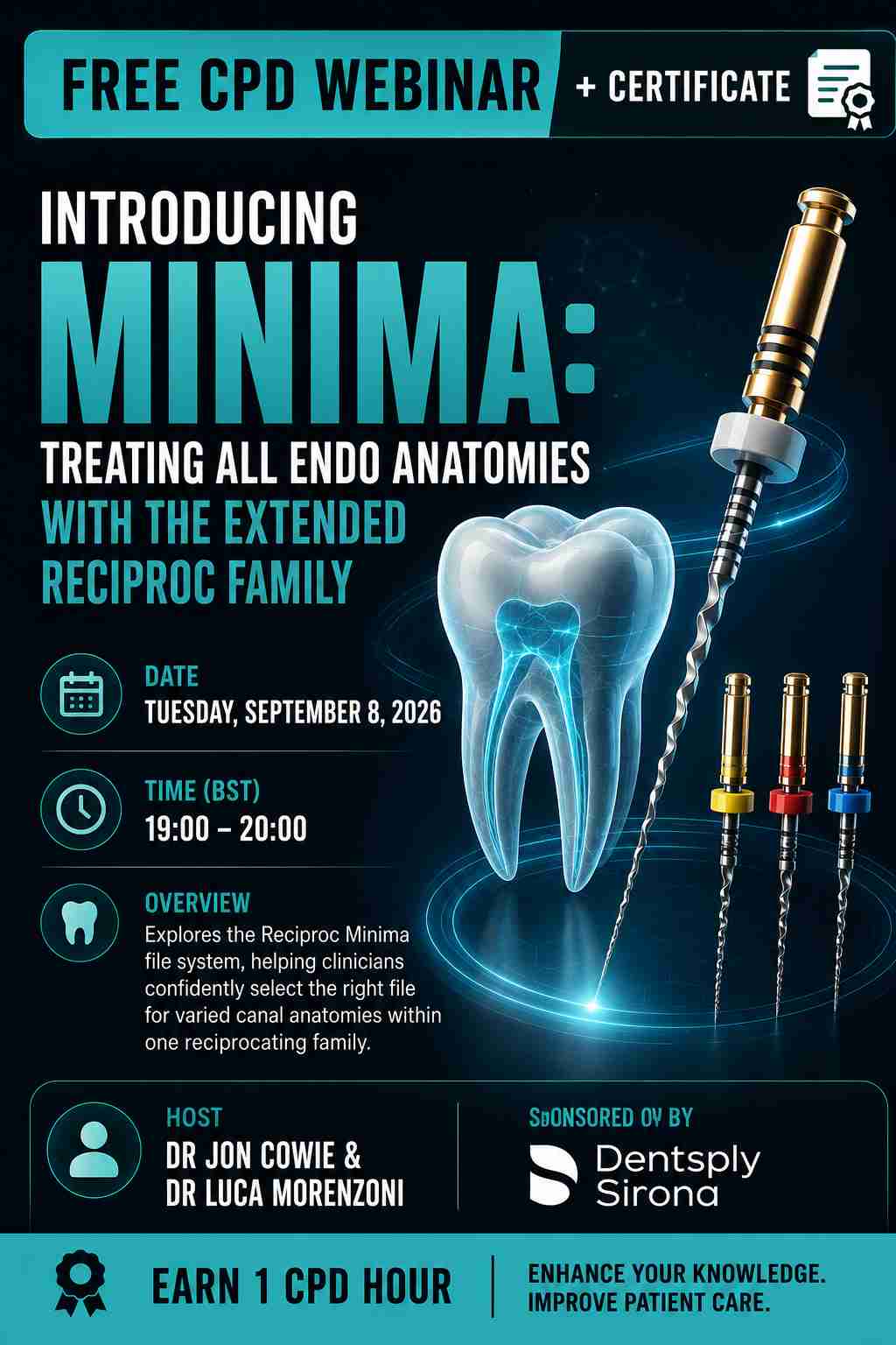 Introducing Minima: Treating All Endo Anatomies with the Extended Reciproc Family,Dentsply Sirona