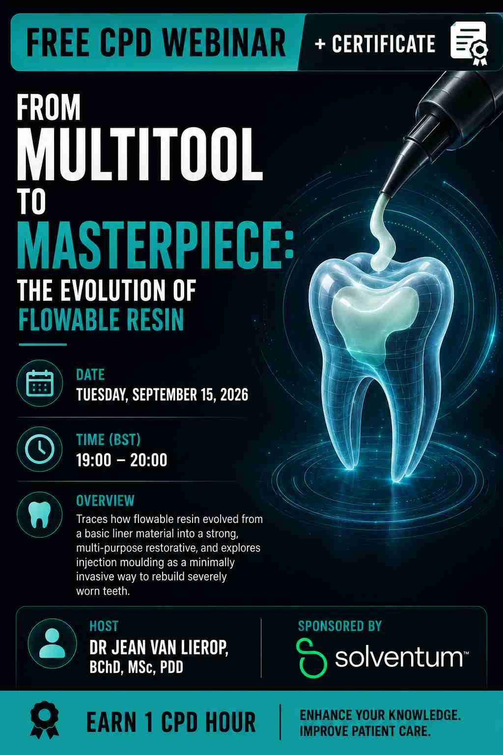 Multitool to Masterpiece: The Evolution of Flowable Resin ,Solventum